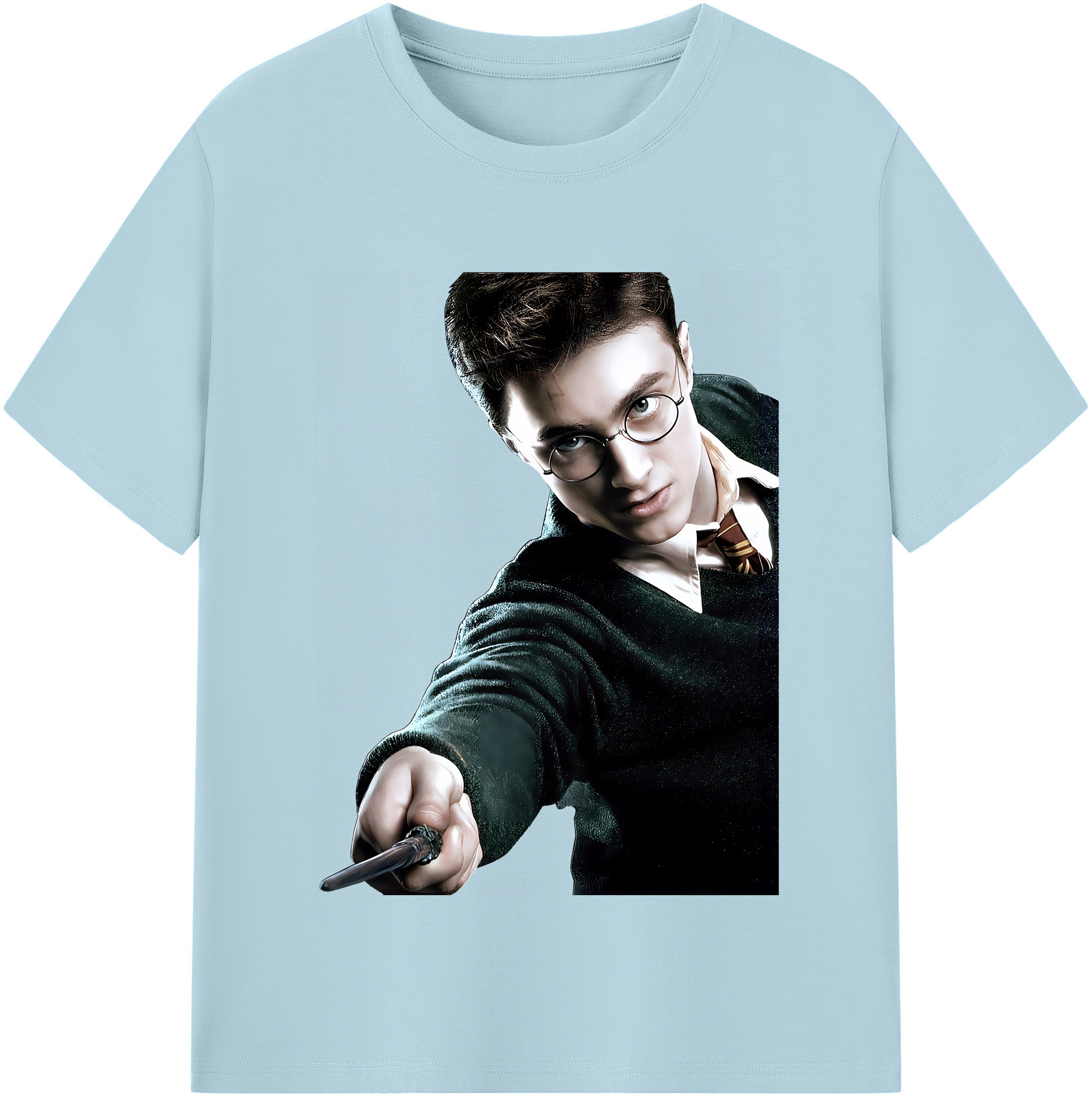（画像用） Harry Potter ハリー・ポッターシリーズ 綿100％半袖Tシャツ（フロントプリント）